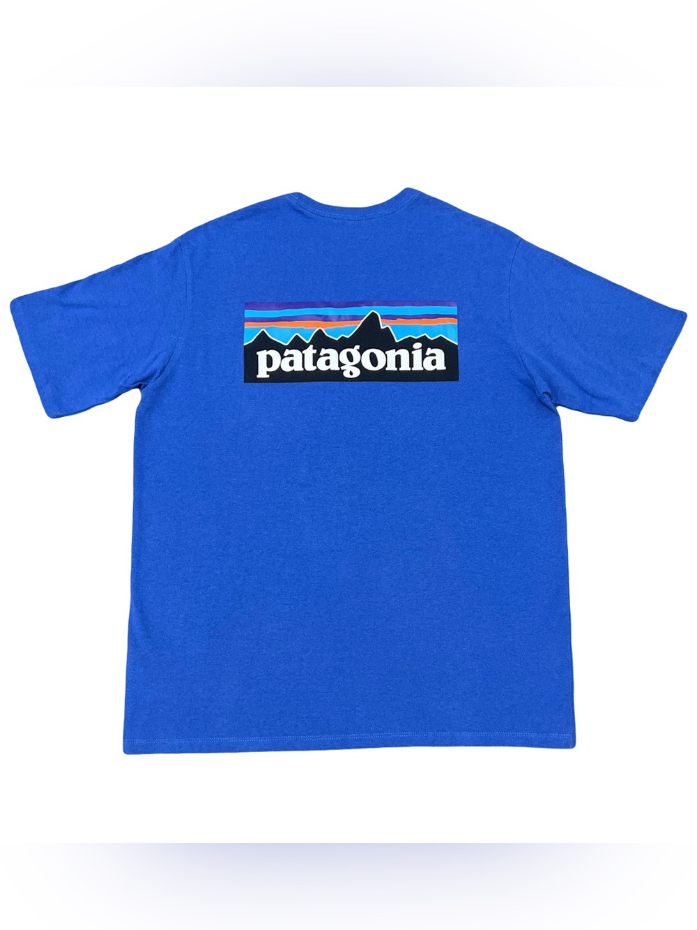 Patagonia P-6 Logo Short-Sleeve Responsibili-Tee Shirt | Worn Wear | Blue | M